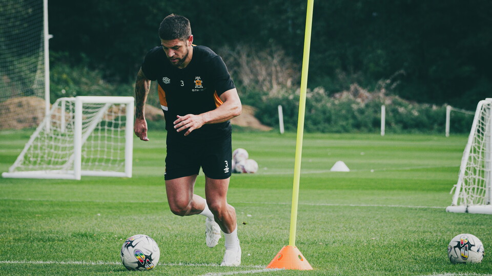 Danny Andrew in training