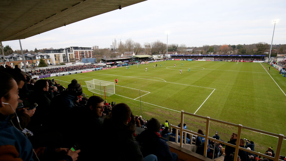 Woking's Kingfield Stadium
