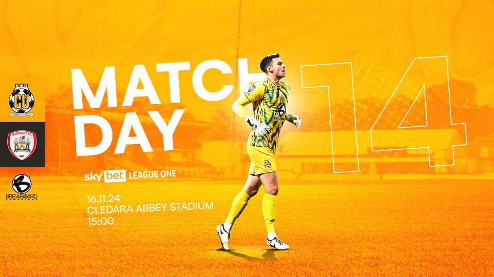 Matchday graphic for Cambridge United vs Barnsley