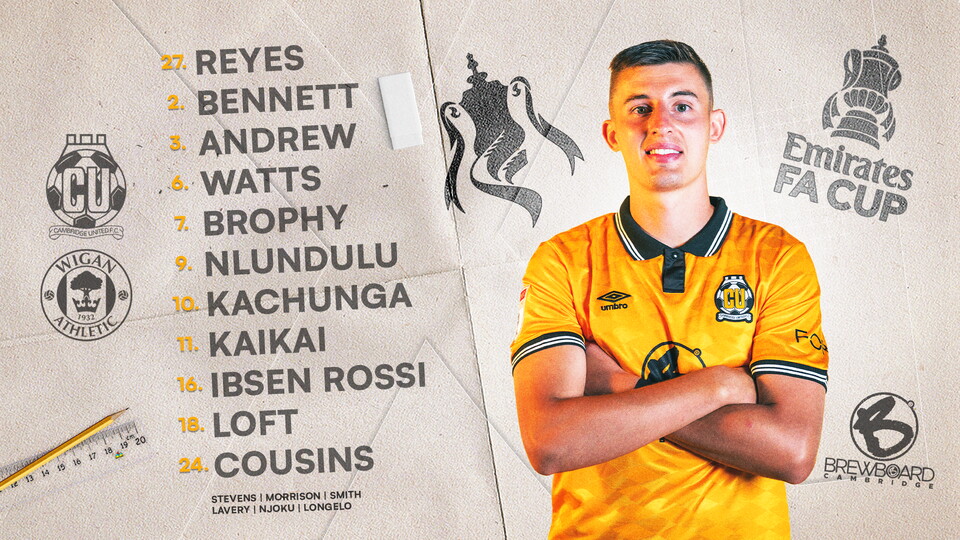 FA Cup Wigan Line Up