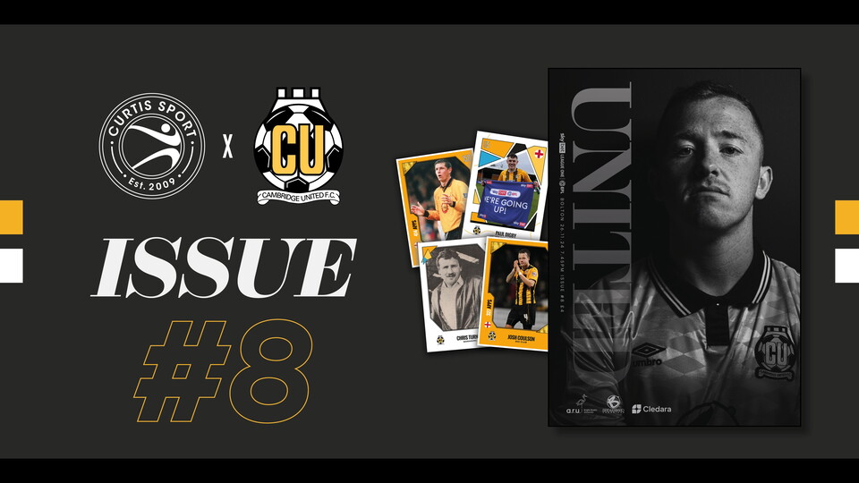 Matchday programme graphic for Cambridge United vs Bolton Wanderers