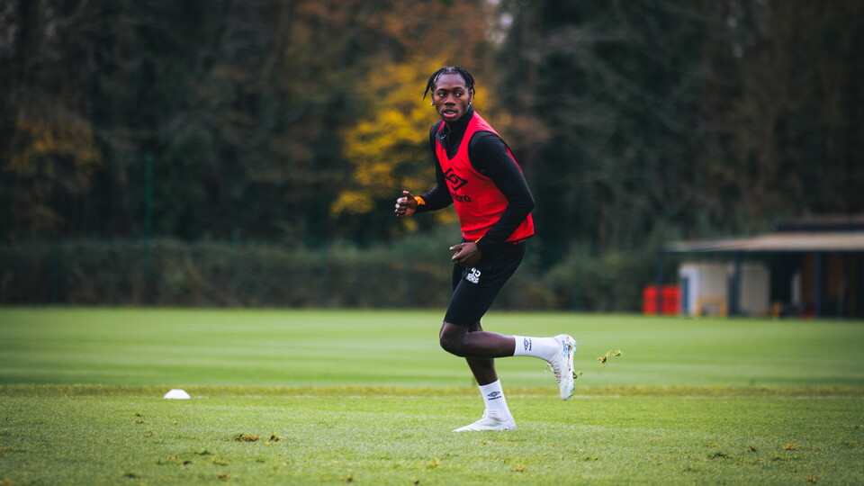 Manny Longelo in training