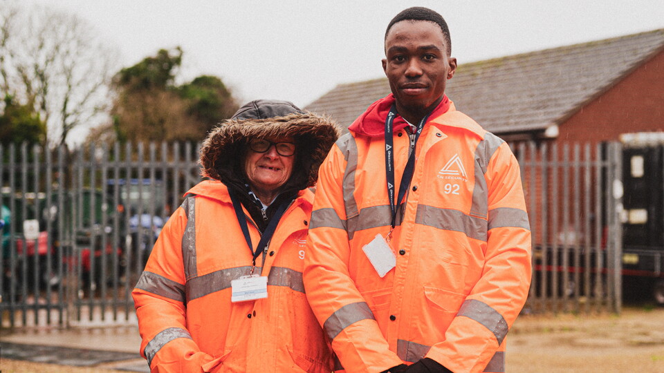 Stewards at the Cledara Abbey Stadium