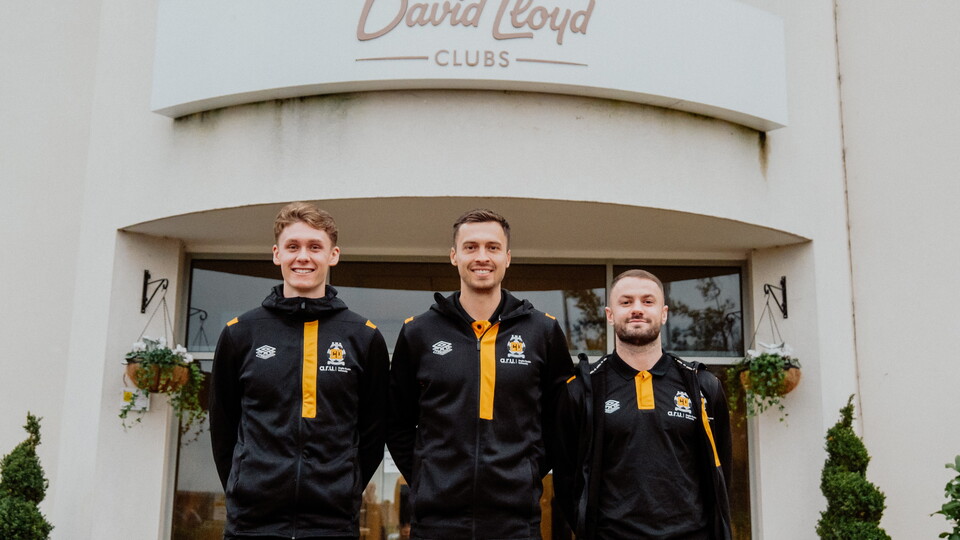 Photo of players outside David Lloyd Cambridge