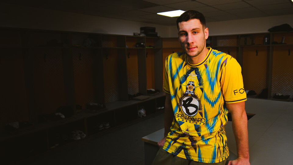 Marko Maroši in the changing room