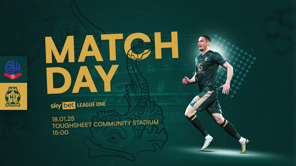 Matchday graphic for Bolton away
