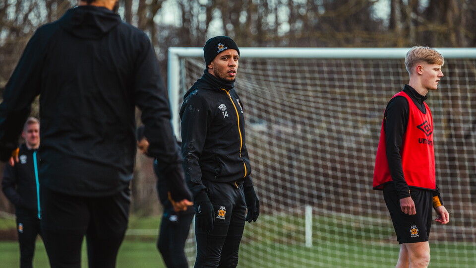 Korey Smith in training