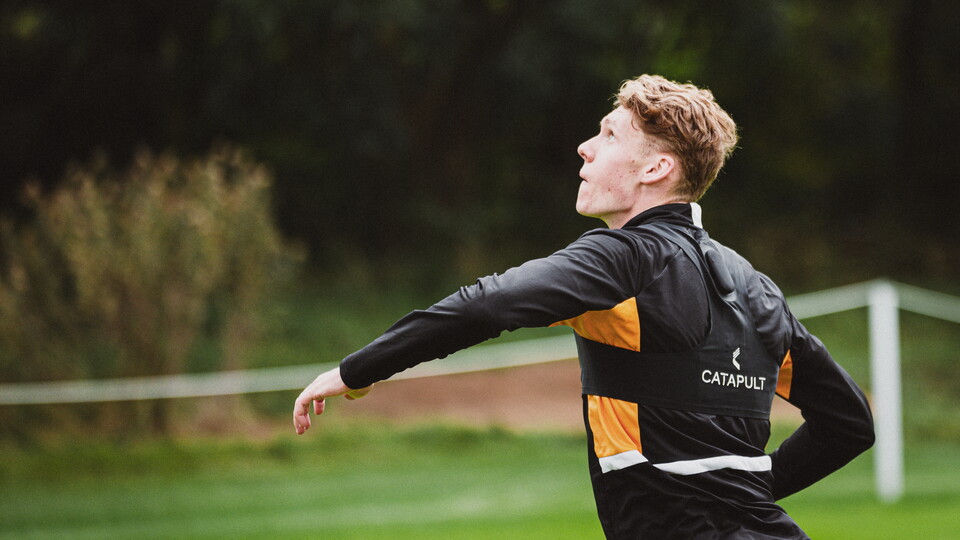 Connor O'Riordan in training
