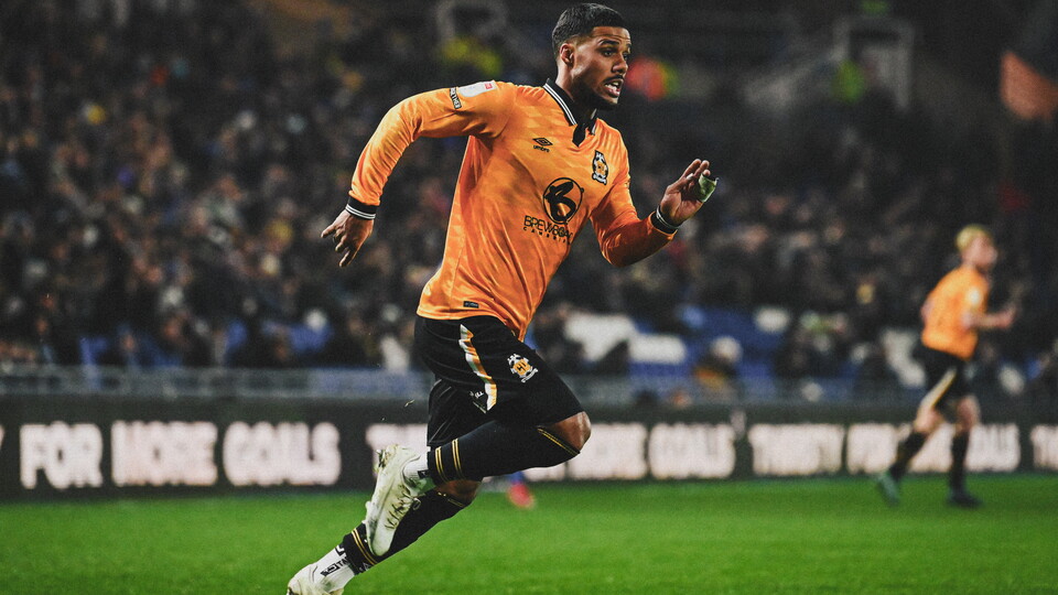 Kachunga in action vs Birmingham