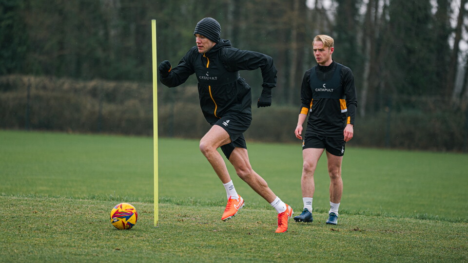 Paul Digby in training