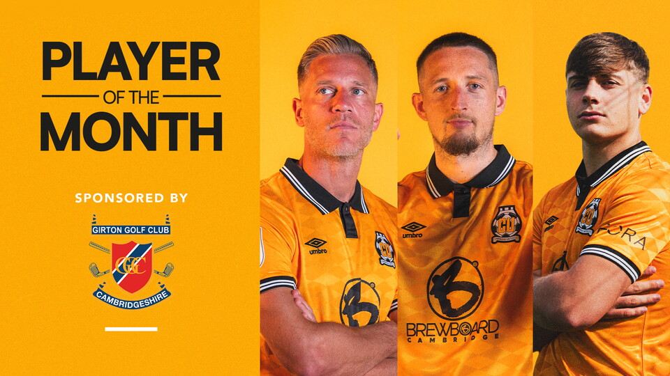 Player of the Month graphic