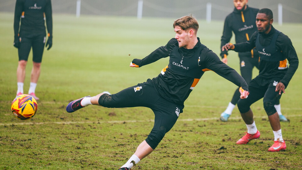 Dom Ballard in training