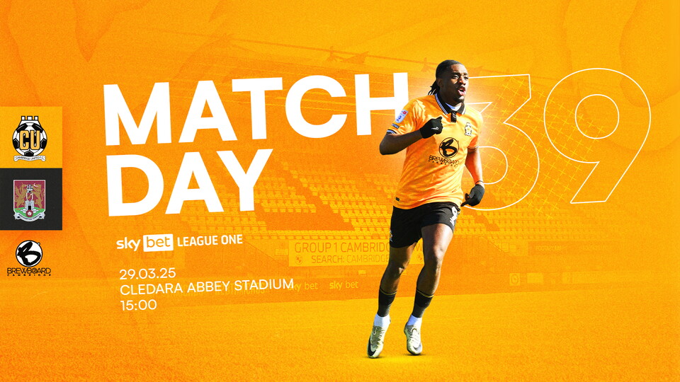 Graphic for Cambrige United vs Northampton Town