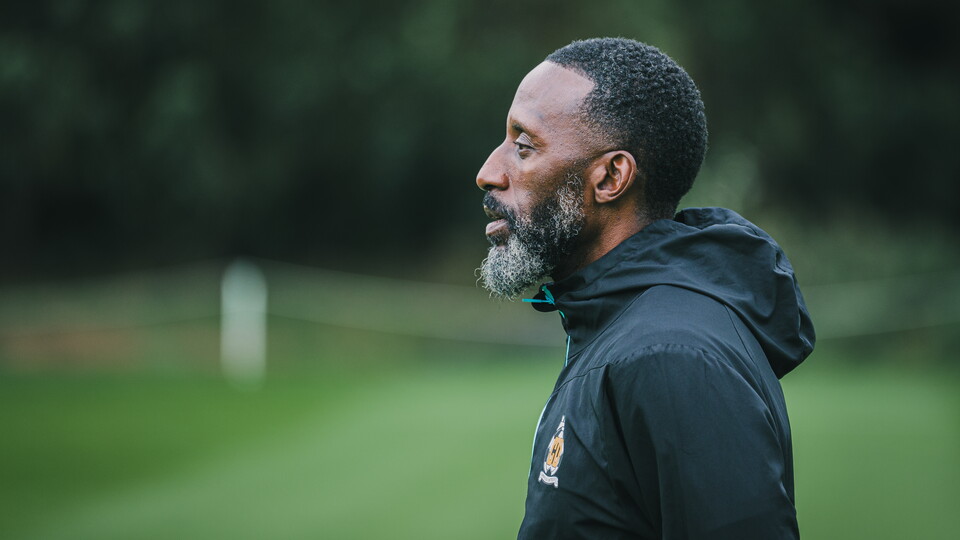 Jason Euell in training