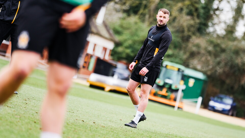 James Gibbons in training 