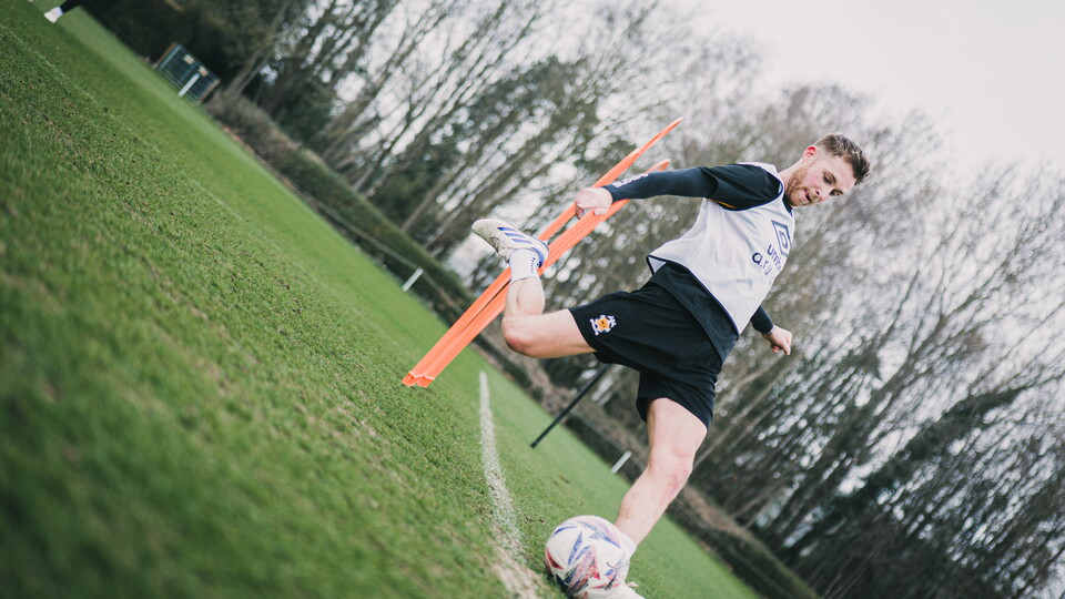 Ben Stevenson in training