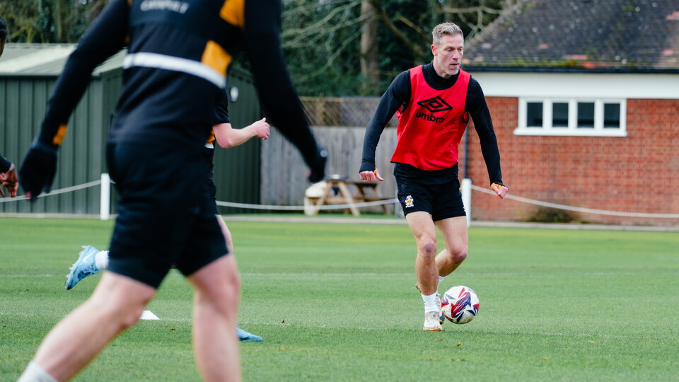 Michael Morrison in training