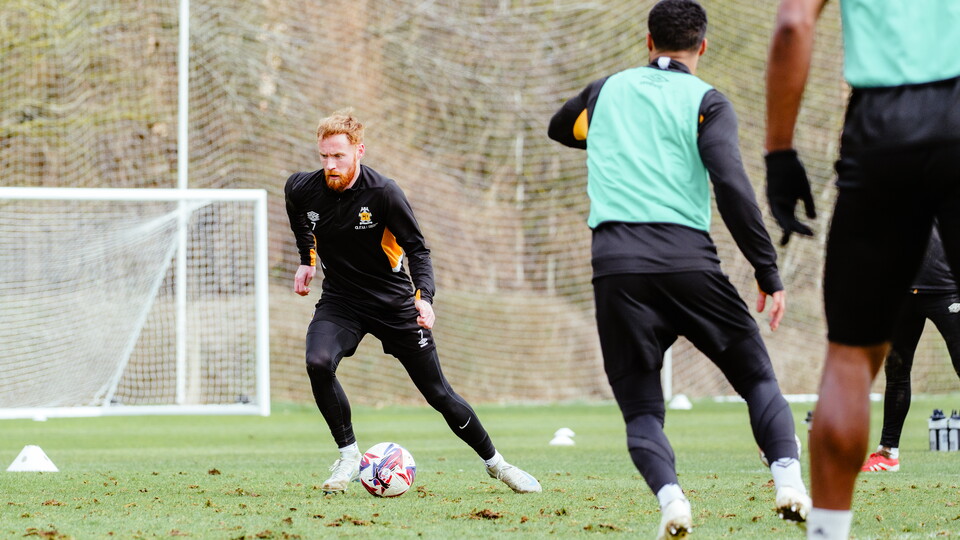 James Brophy in training