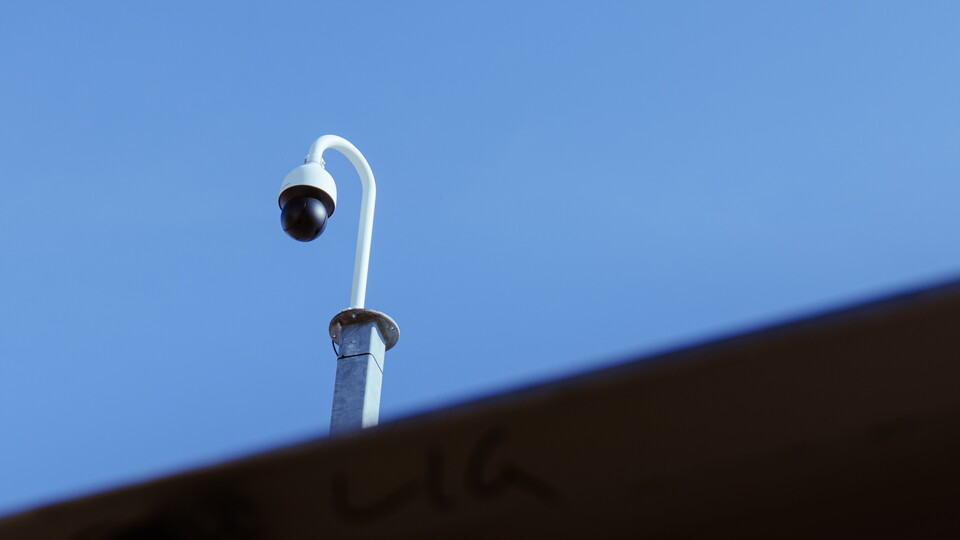 Security Camera at the Cledara Abbey Stadium