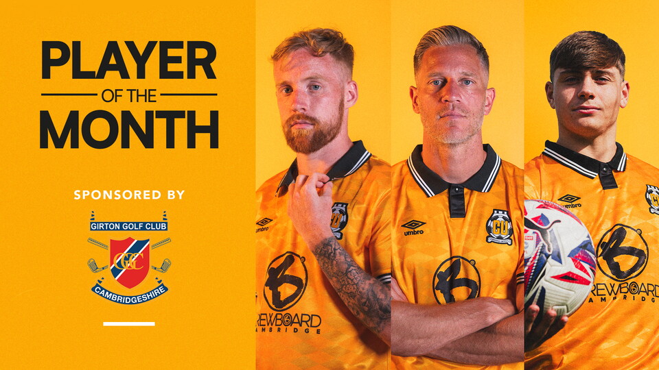 Player of the Month graphic for March 2025