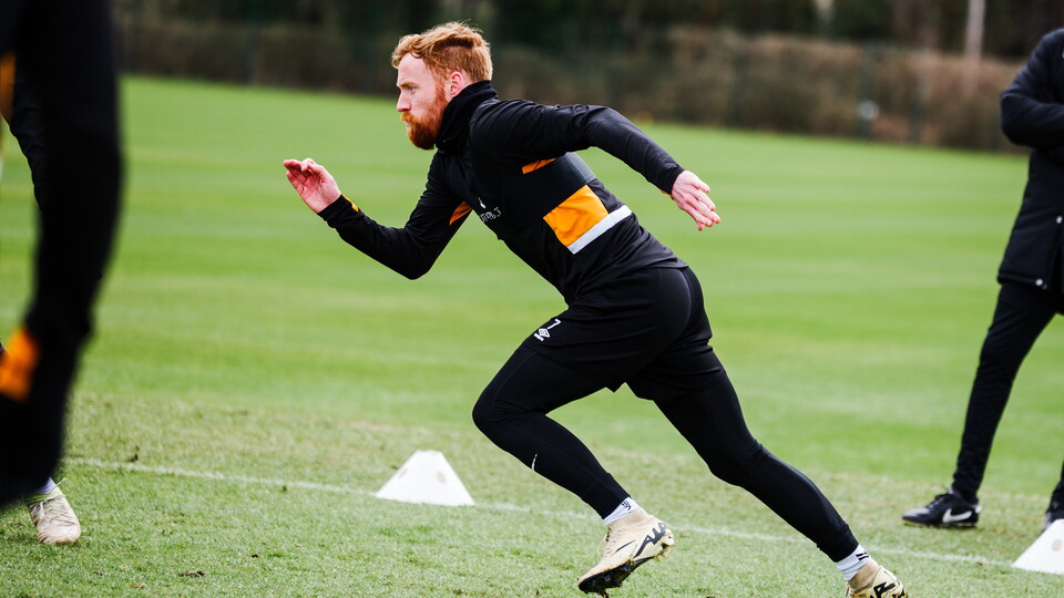 James Brophy in training