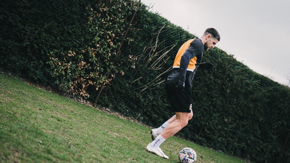 Danny Andrew in training