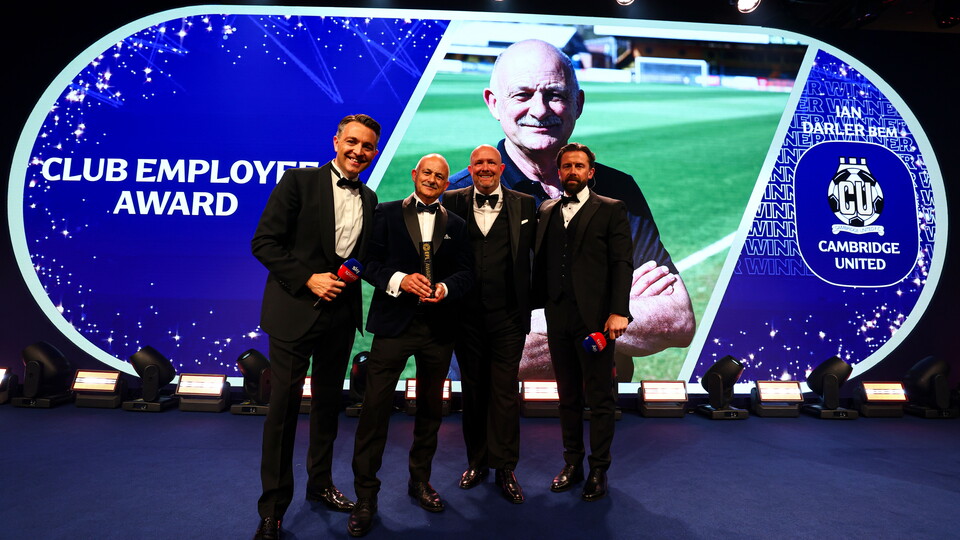 Ian Darler at the EFL Awards