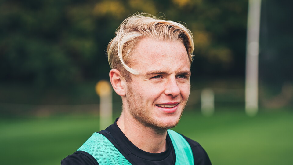 Liam Bennett in training