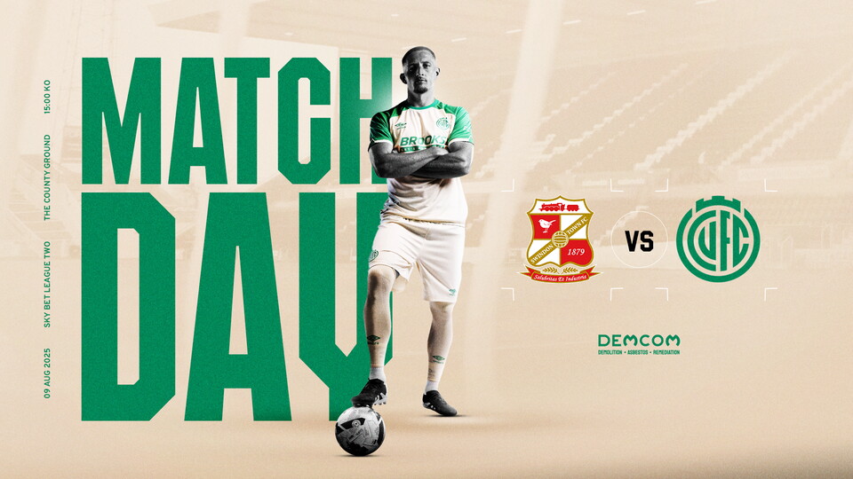 Swindon Town vs Cambridge United graphic