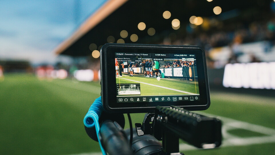 A close up of a camera 