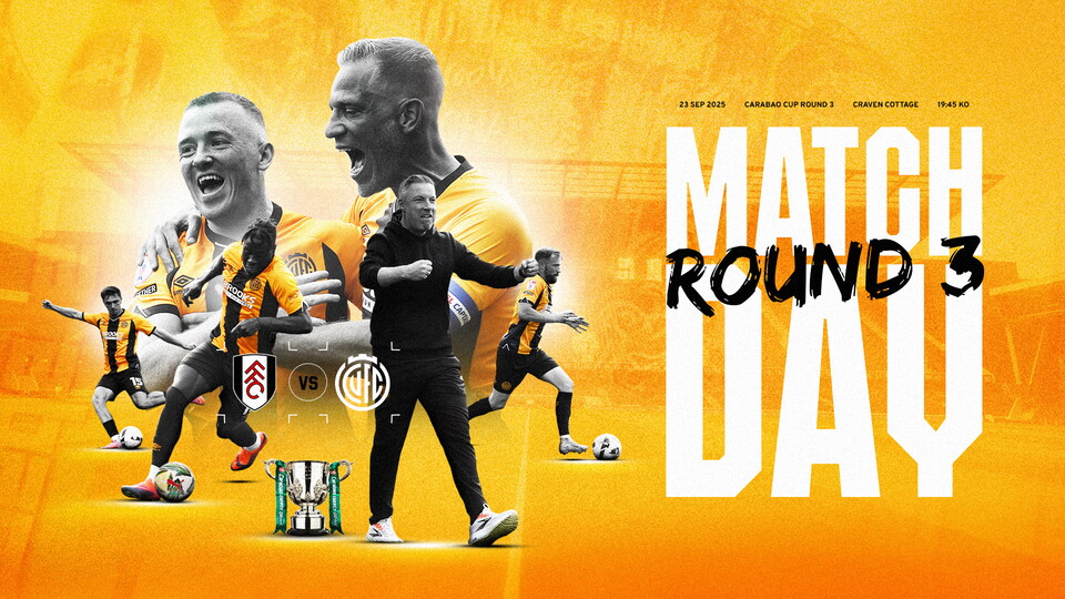Matchday graphic for Fulham vs Cambridge United