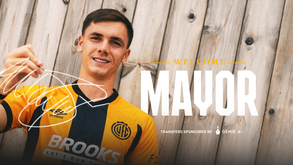 Adam Mayor signing graphic