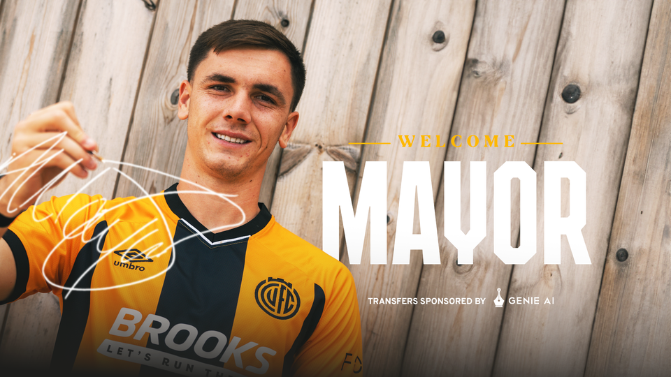 Adam Mayor signing graphic