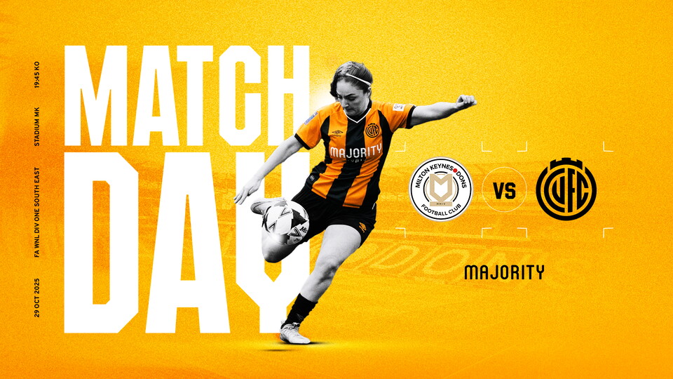 Women's Matchday: MK Dons (A)