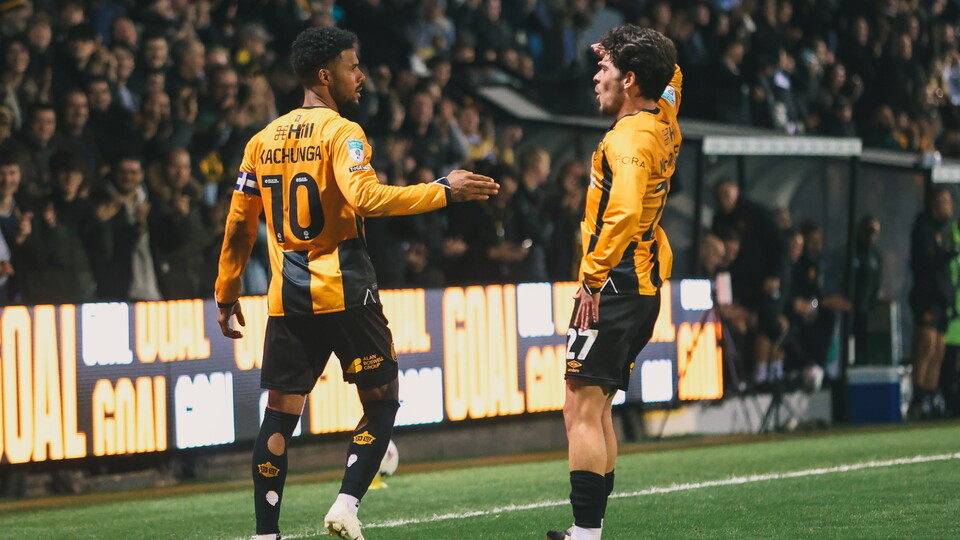 Kachunga and McConnell celebrate