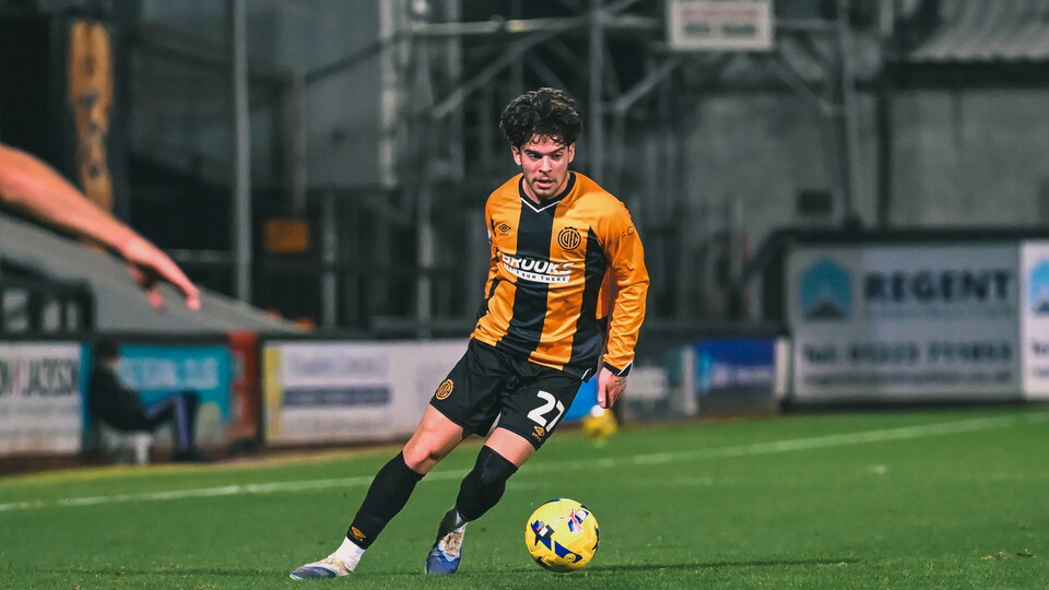 Glenn McConnell in action vs Brighton U21s