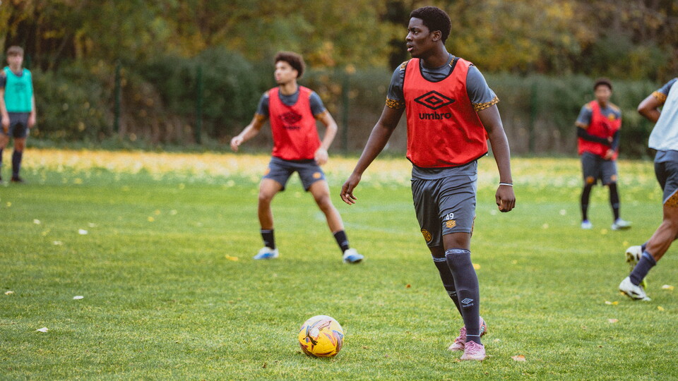 Dan Efobi in training