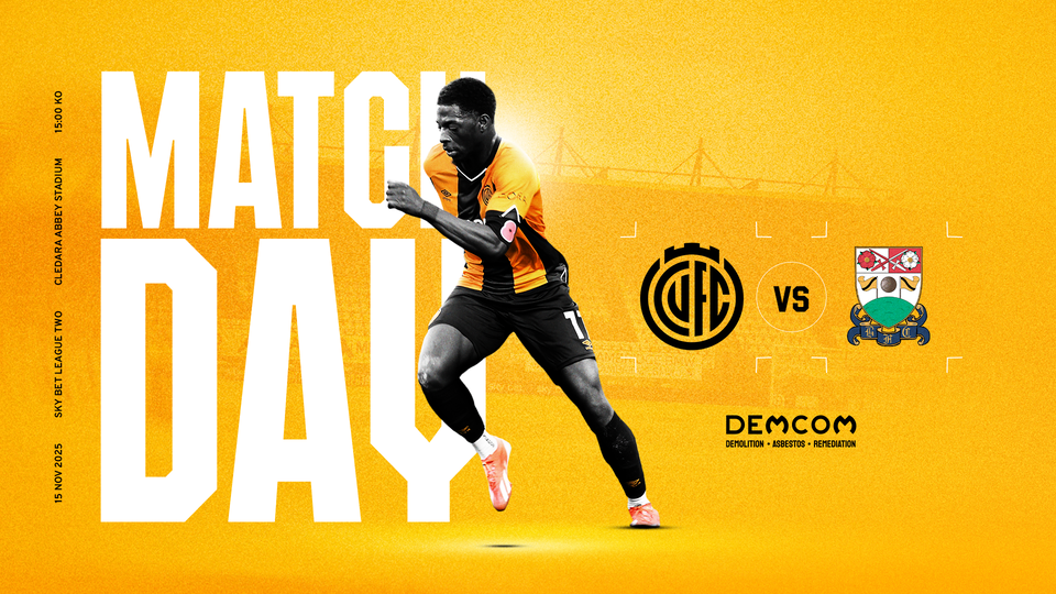 Matchday graphic 