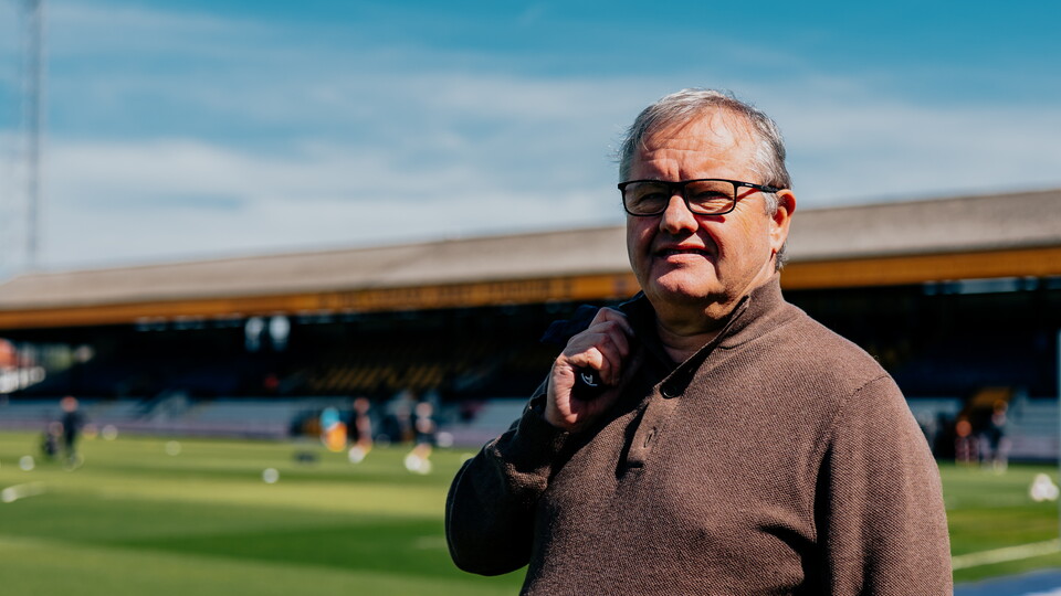 Paul Barry at the Cledara Abbey Stadium