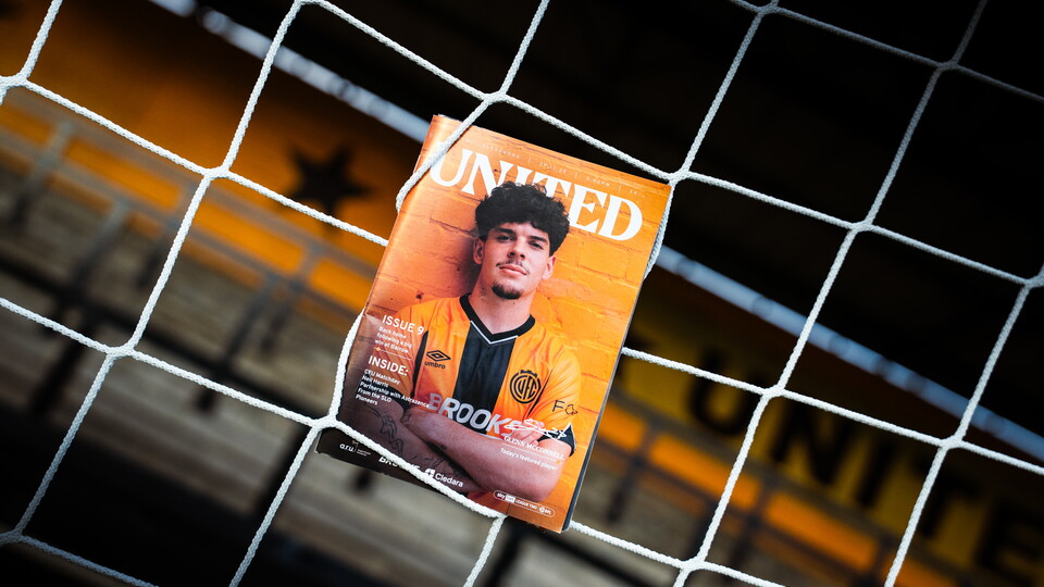 A copy of United at the Cledara Abbey Stadium