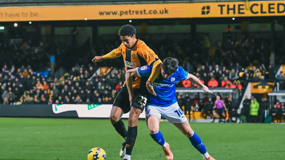 Mamadou Jobe against Chesterfield