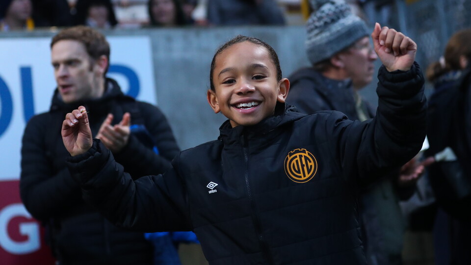 A young Academy player at the Cledara Abbey