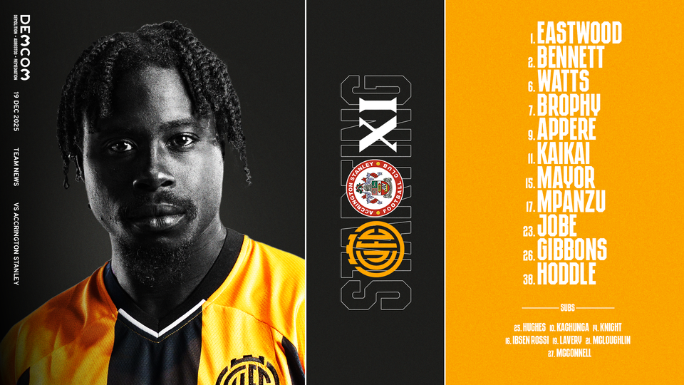 Line Up Accrington