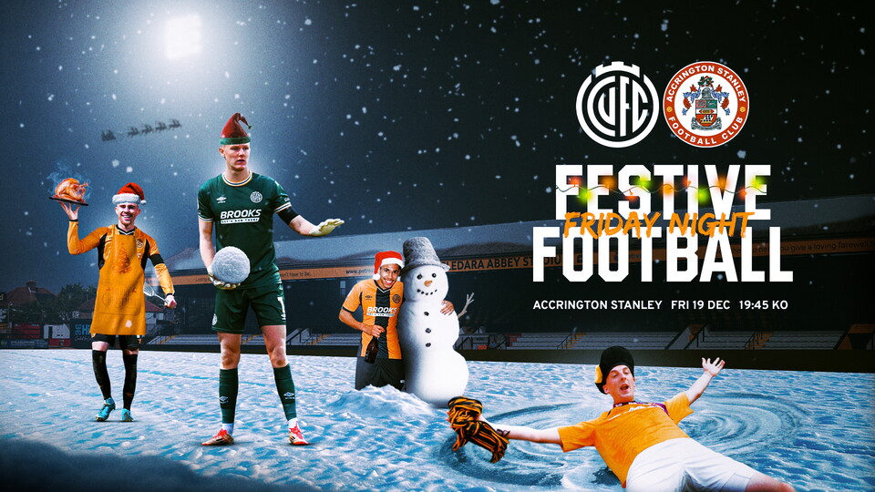 Festive Friday Night Football graphic