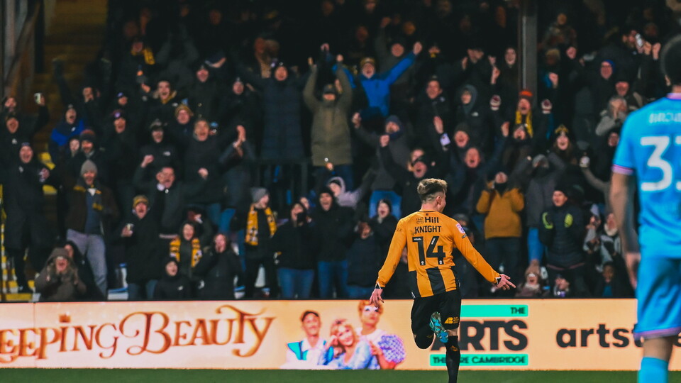 Ben Knight celebrates