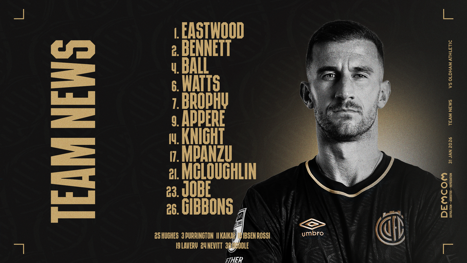 Team News graphic 