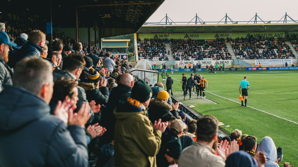 Fans applaud at the Cledara Abbey