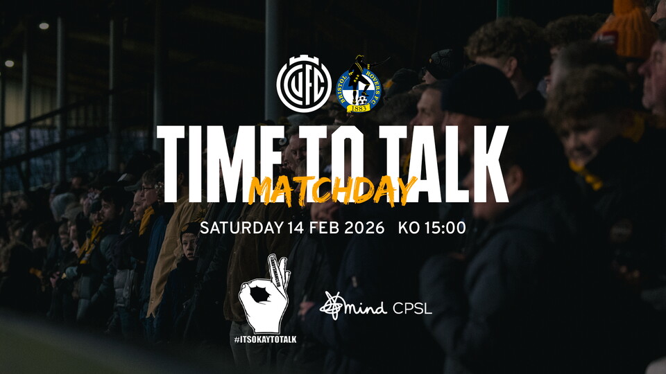 Time to Talk Matchday graphic