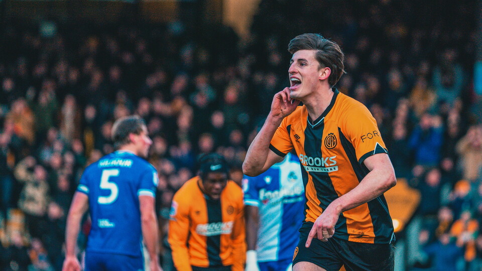 Kell Watts celebrates