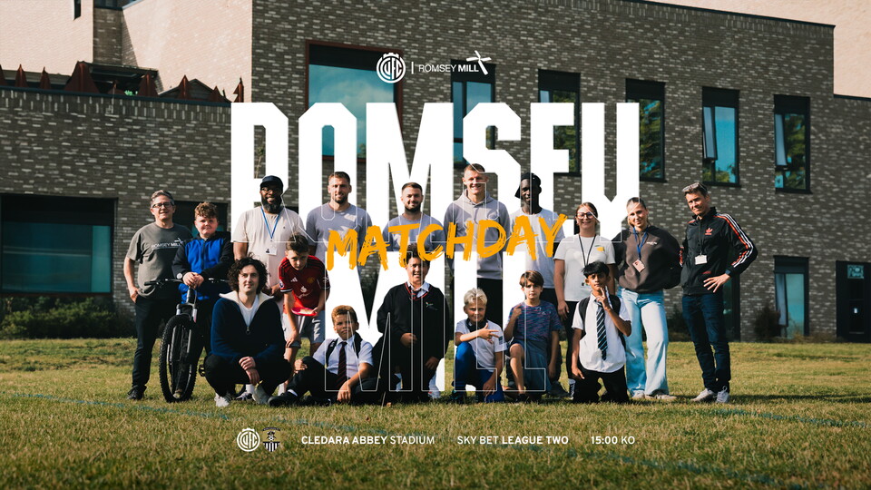 Romsey Mill Matchday graphic